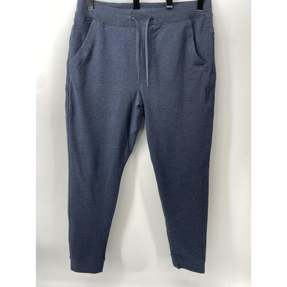 Birddogs Pants Mens XL Blue Lined Joggers Sweatpants Gym Run Stretch Athletic